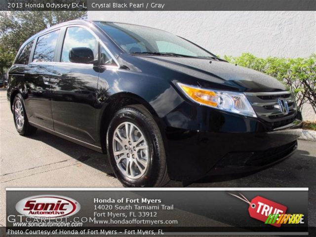 2013 Honda Odyssey EX-L in Crystal Black Pearl