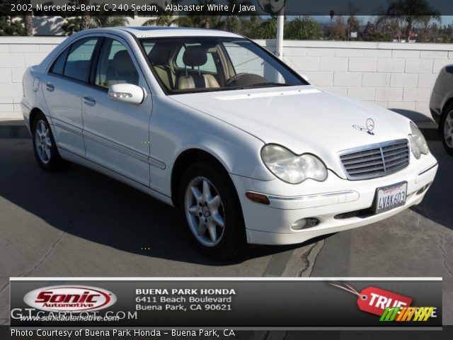 2002 Mercedes-Benz C 240 Sedan in Alabaster White