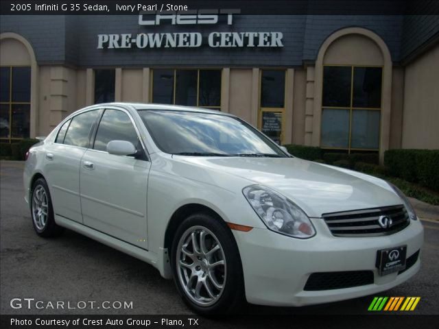 2005 Infiniti G 35 Sedan in Ivory Pearl