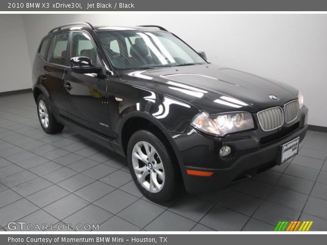 2010 BMW X3 xDrive30i in Jet Black
