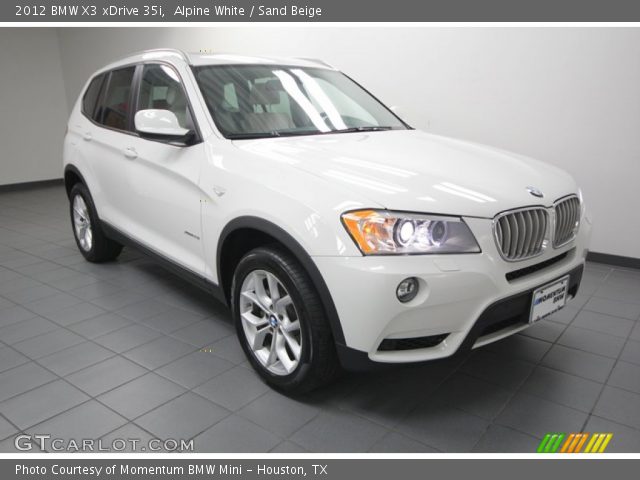 2012 BMW X3 xDrive 35i in Alpine White