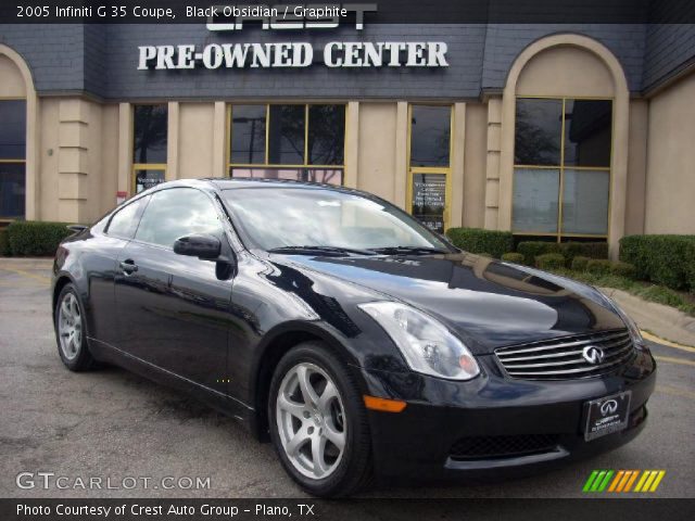 2005 Infiniti G 35 Coupe in Black Obsidian