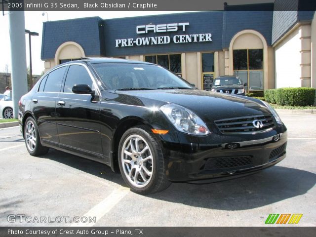 2005 Infiniti G 35 Sedan in Black Obsidian