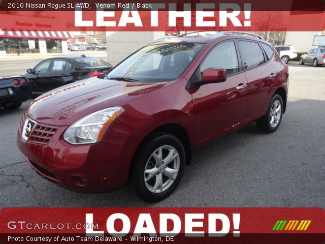 2010 Nissan Rogue SL AWD in Venom Red