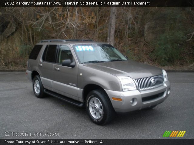 2002 Mercury Mountaineer AWD in Harvest Gold Metallic