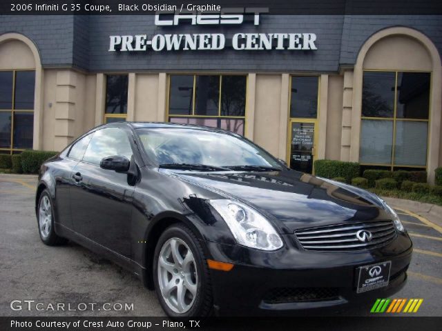 2006 Infiniti G 35 Coupe in Black Obsidian