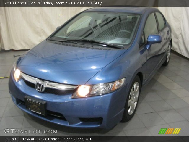 2010 Honda Civic LX Sedan in Atomic Blue Metallic