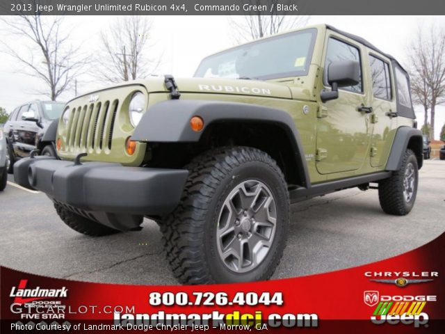 2013 Jeep Wrangler Unlimited Rubicon 4x4 in Commando Green