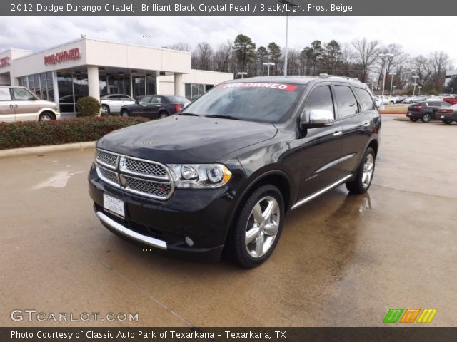 2012 Dodge Durango Citadel in Brilliant Black Crystal Pearl