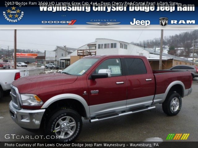 2012 Dodge Ram 2500 HD Laramie Crew Cab 4x4 in Deep Cherry Red Crystal Pearl
