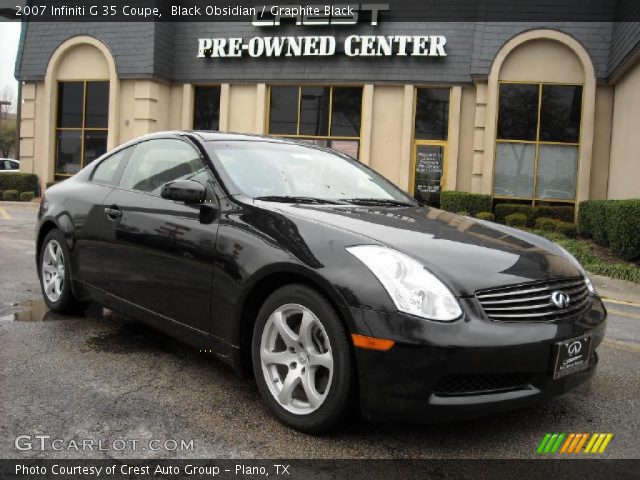 2007 Infiniti G 35 Coupe in Black Obsidian