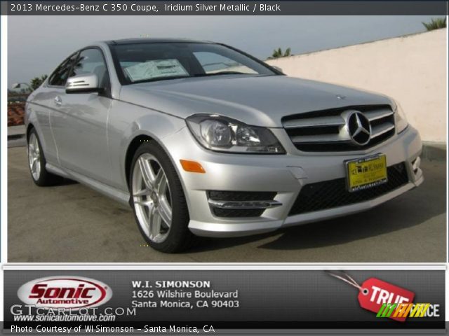 2013 Mercedes-Benz C 350 Coupe in Iridium Silver Metallic