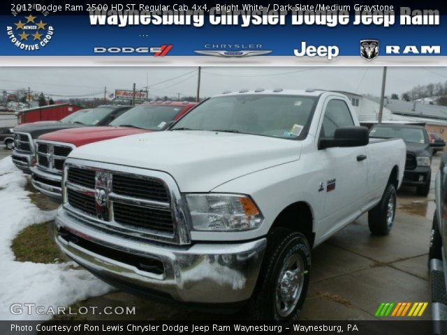 2012 Dodge Ram 2500 HD ST Regular Cab 4x4 in Bright White