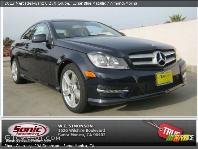 2013 Mercedes-Benz C 250 Coupe in Lunar Blue Metallic
