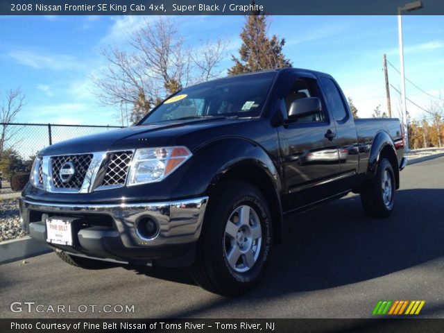 2008 Nissan Frontier SE King Cab 4x4 in Super Black