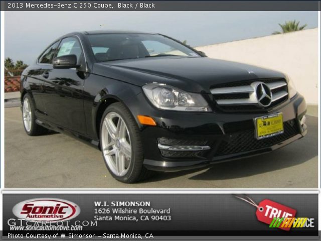 2013 Mercedes-Benz C 250 Coupe in Black
