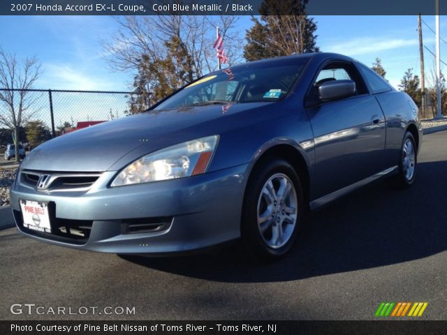 2007 Honda Accord EX-L Coupe in Cool Blue Metallic