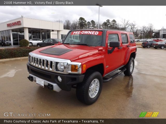 2008 Hummer H3  in Victory Red