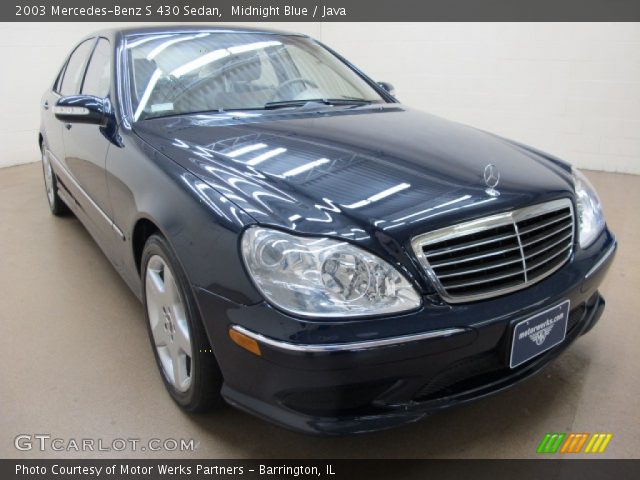 2003 Mercedes-Benz S 430 Sedan in Midnight Blue