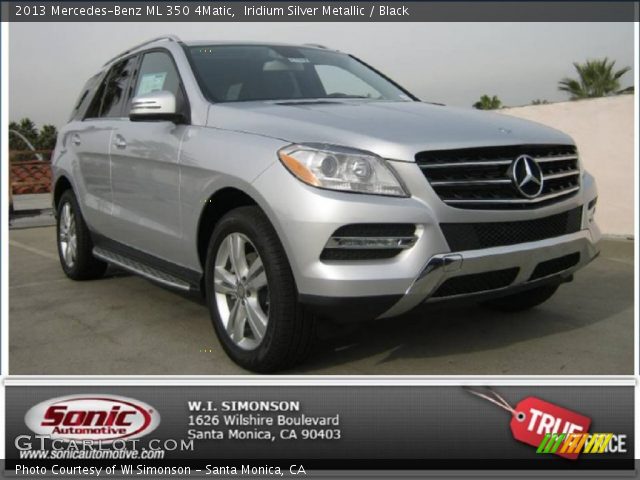 2013 Mercedes-Benz ML 350 4Matic in Iridium Silver Metallic