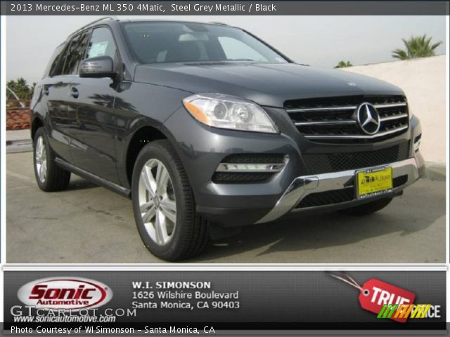 2013 Mercedes-Benz ML 350 4Matic in Steel Grey Metallic