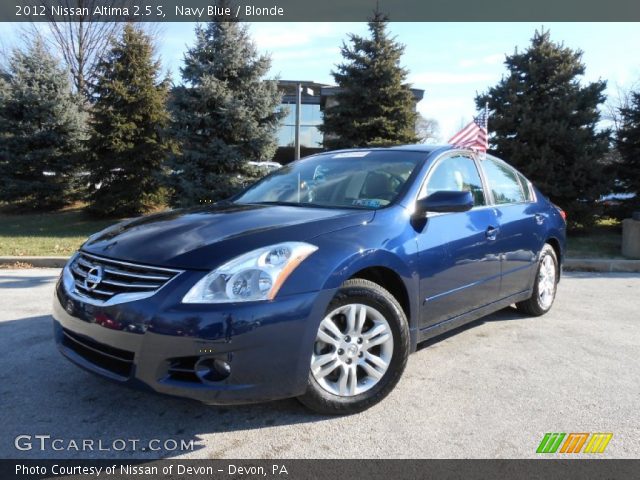 2012 Nissan Altima 2.5 S in Navy Blue