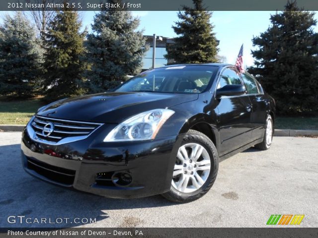 2012 Nissan Altima 2.5 S in Super Black