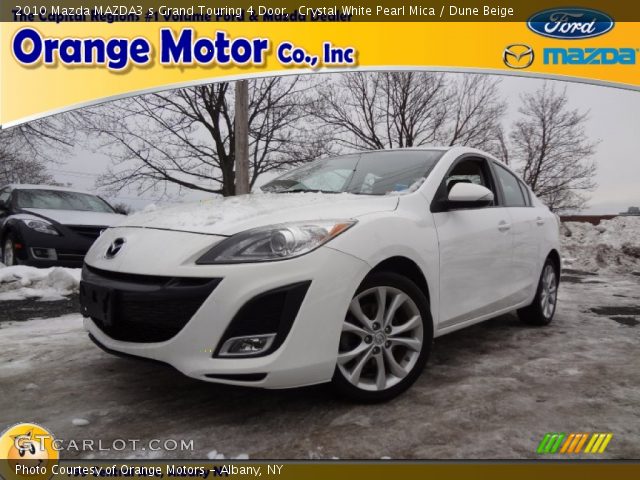 2010 Mazda MAZDA3 s Grand Touring 4 Door in Crystal White Pearl Mica