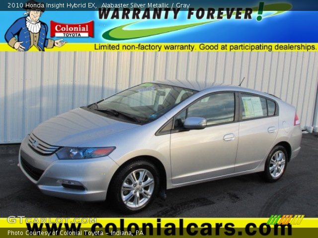 2010 Honda Insight Hybrid EX in Alabaster Silver Metallic