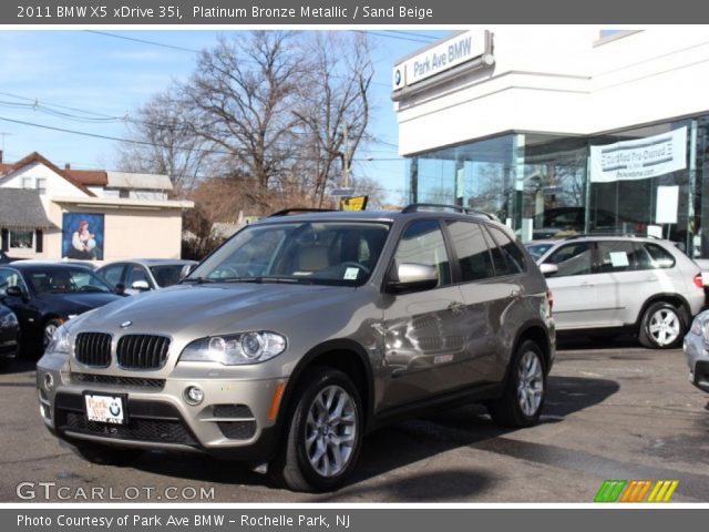 2011 BMW X5 xDrive 35i in Platinum Bronze Metallic