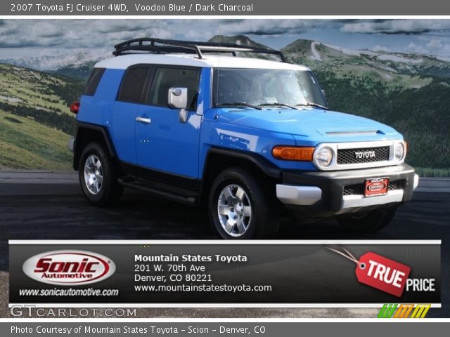 2007 Toyota FJ Cruiser 4WD in Voodoo Blue