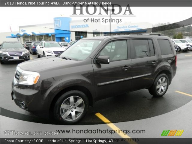 2013 Honda Pilot Touring 4WD in Dark Amber Metallic