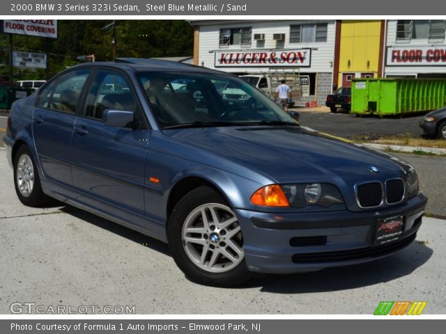 2000 BMW 3 Series 323i Sedan in Steel Blue Metallic