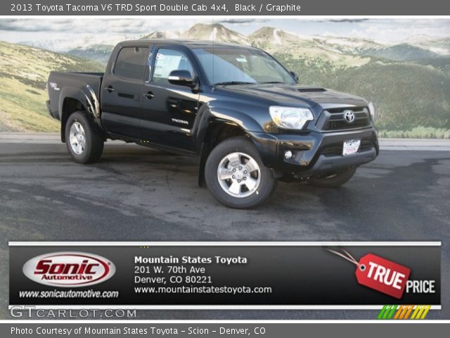 2013 Toyota Tacoma V6 TRD Sport Double Cab 4x4 in Black