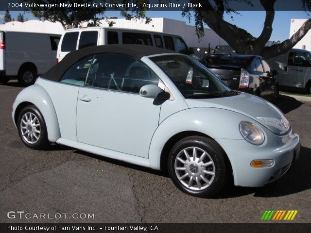 2004 Volkswagen New Beetle GLS Convertible in Aquarius Blue