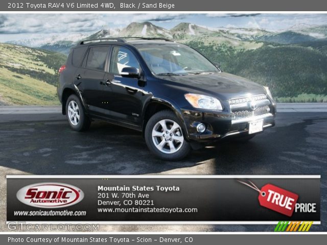 2012 Toyota RAV4 V6 Limited 4WD in Black