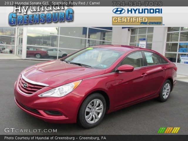 2012 Hyundai Sonata GLS in Sparkling Ruby Red