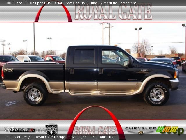 2000 Ford F250 Super Duty Lariat Crew Cab 4x4 in Black