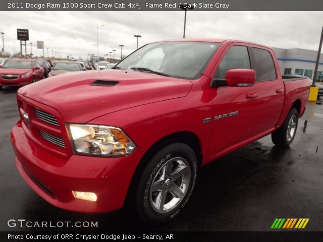 2011 Dodge Ram 1500 Sport Crew Cab 4x4 in Flame Red