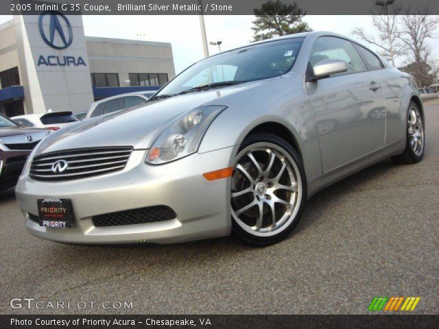 2005 Infiniti G 35 Coupe in Brilliant Silver Metallic