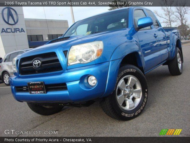 2006 Toyota Tacoma V6 TRD Sport Access Cab 4x4 in Speedway Blue