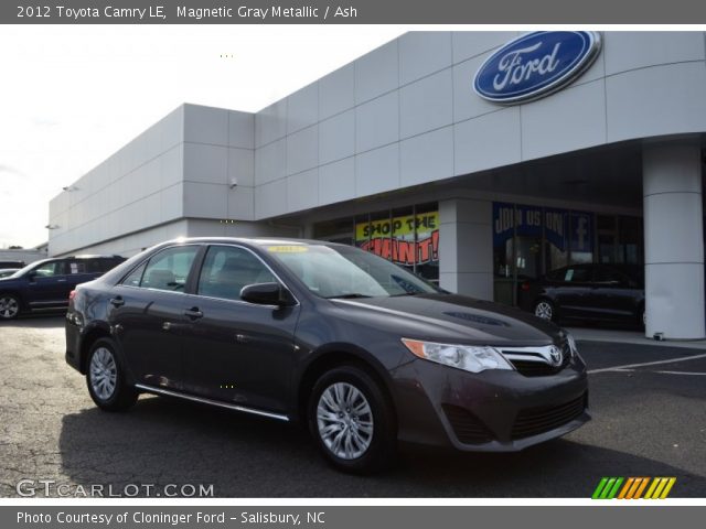 2012 Toyota Camry LE in Magnetic Gray Metallic