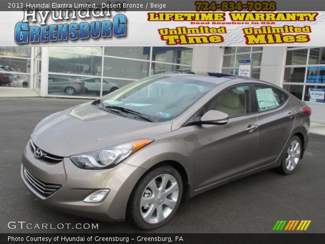 2013 Hyundai Elantra Limited in Desert Bronze