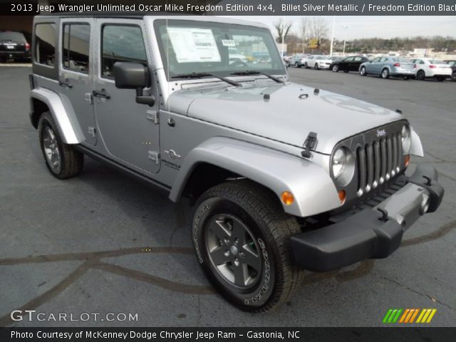 2013 Jeep Wrangler Unlimited Oscar Mike Freedom Edition 4x4 in Billet Silver Metallic