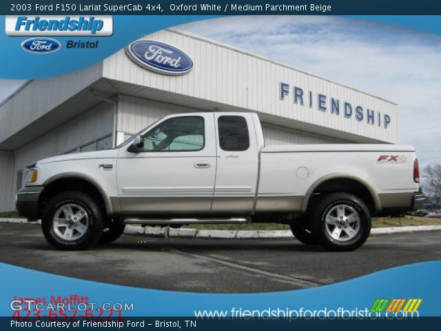 2003 Ford F150 Lariat SuperCab 4x4 in Oxford White