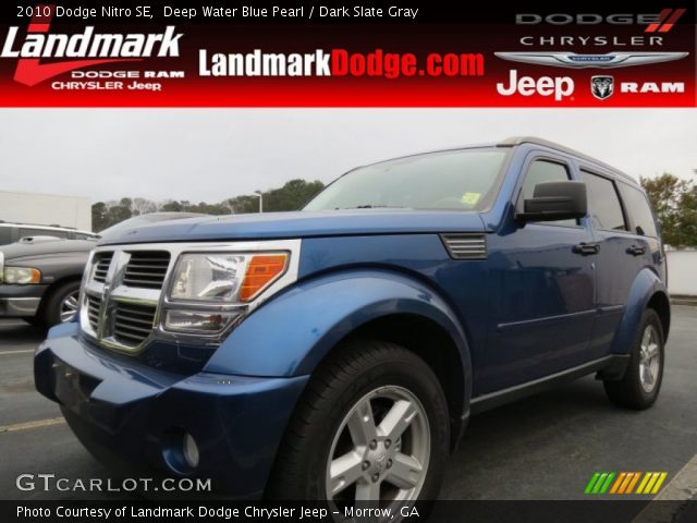 2010 Dodge Nitro SE in Deep Water Blue Pearl