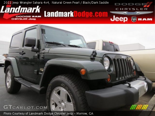 2011 Jeep Wrangler Sahara 4x4 in Natural Green Pearl
