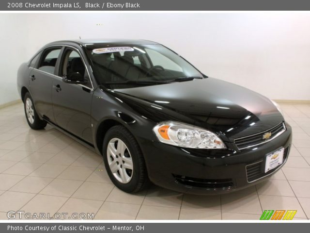 2008 Chevrolet Impala LS in Black