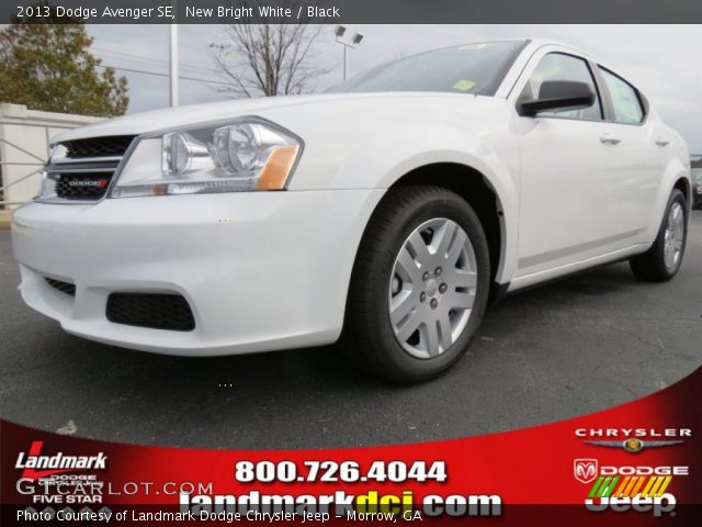 2013 Dodge Avenger SE in New Bright White