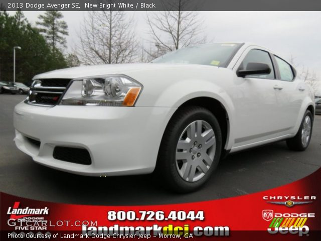 2013 Dodge Avenger SE in New Bright White